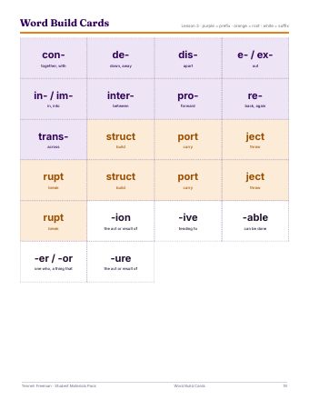 Preview: Word Build cards
